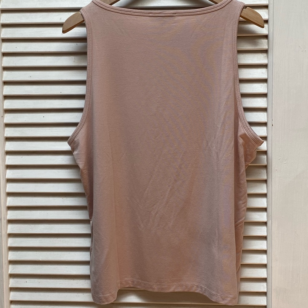 J. Crew High Neck Tank Top - Dusty Rose - Picture 2 of 4